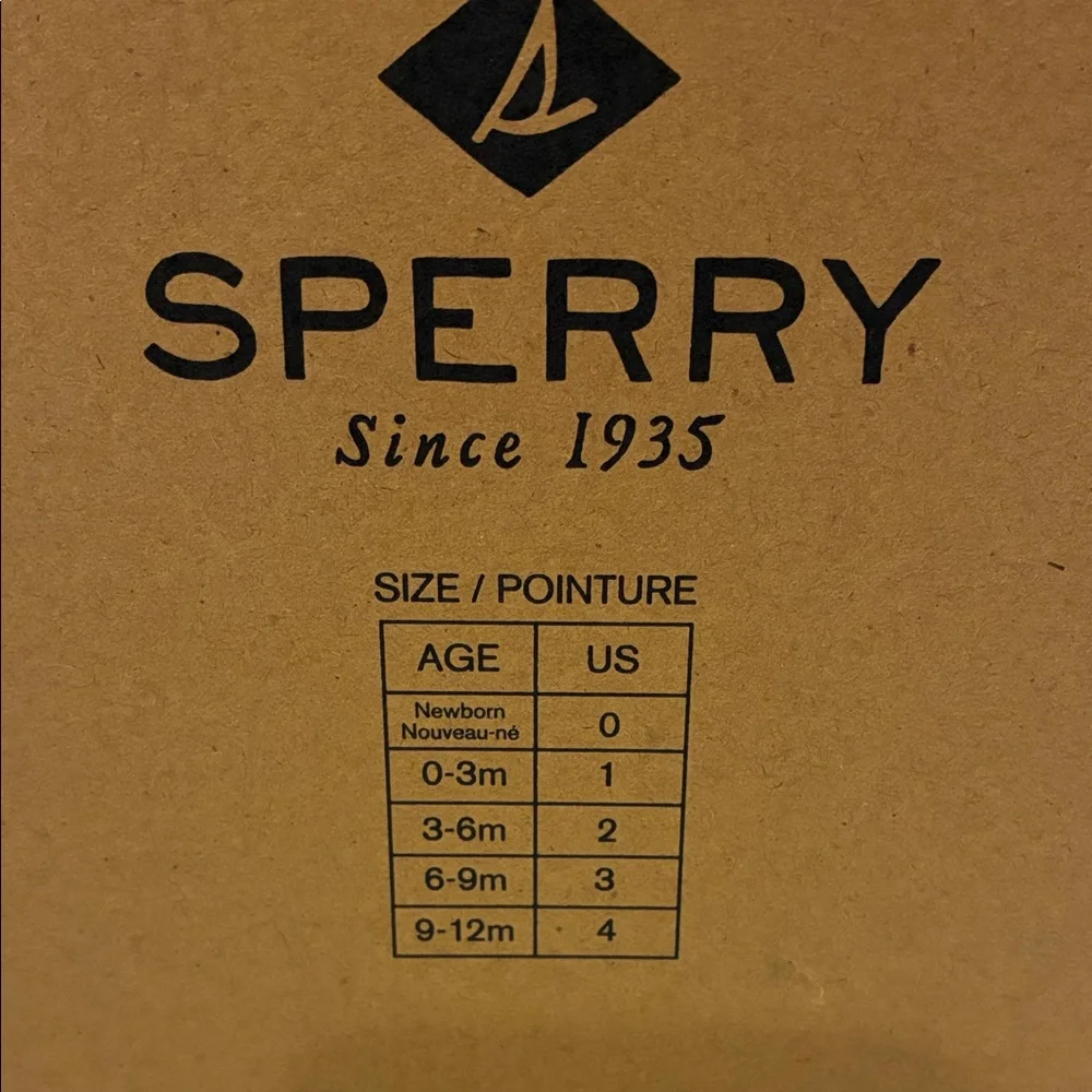 NWT Sperry Baby Size 2 Icestorm Crib Shoes Duck Boot Brown & Tan - Unisex (ABBA)